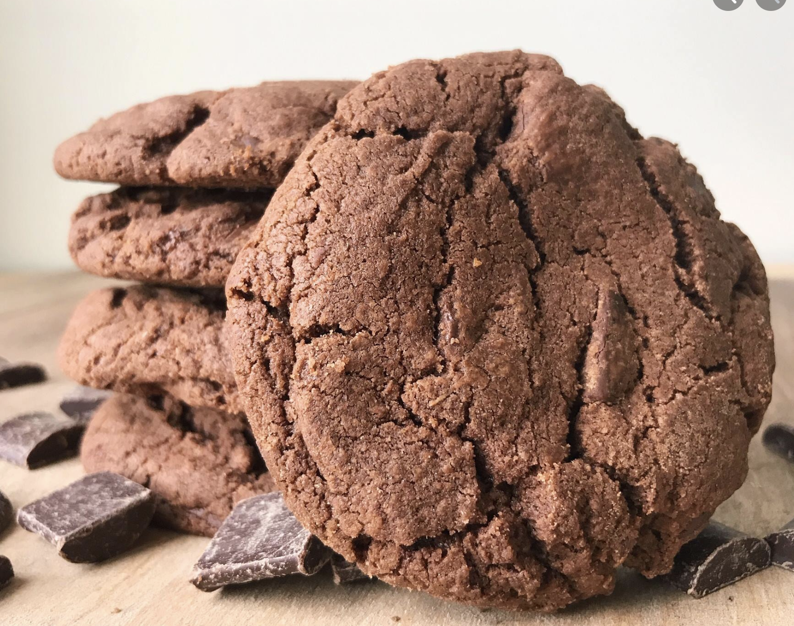 double chocolate cookies